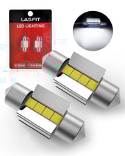 31MM DE3175 DE3021 6428 LED Interior Door Courtesy Luggage Compartment Light Bulb, 2 Bulbs