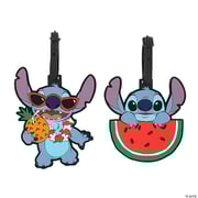 Disney Stitch Tropical Snacks & Sips 2-Pack Luggage Tag Set