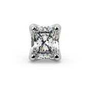 2.7mm Radiant-Cut Diamond Nose Ring