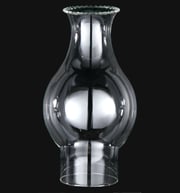 3" Fitter, 8 3/4" Tall Beaded Top Chimney Globe (57966i)