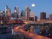 Minneapolis, Minnesota Skyline Jigsaw Puzzle