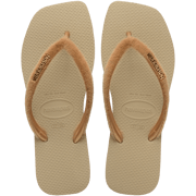 Women's Plush Slim Square Flip Flops