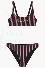Girls Active Stripe Bralette Set