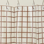 Sun Grid Shower Curtain - Chocolate