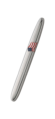 Chrome Bullet Space Pen, American Flag