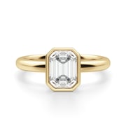 Marseille Emerald Cut 1.00 ct Center Engagement Ring Diamond Nexus Alternative