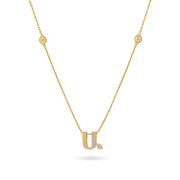 Armenian Initial Necklace (Sample Sale)