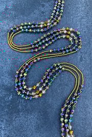 Crystal Allure Tie On Waist Beads