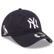 Men's New York Yankees OVO x New Era Navy Washed 9TWENTY Adjustable Hat