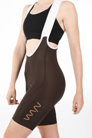 women's velocity 2.0 cycling bib shorts - mocha