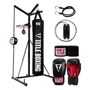 TITLE Boxing 4-Score Punching Bag Stand Bundle