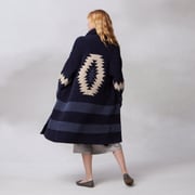 Women's - Shawl Collar Coats - Aztec - Chenilla Classic™