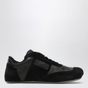 Black leather and suede Anatomic sneakers