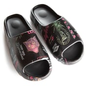 Cuban Link Faux Leather Slides