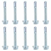 #14 1-1/2" E-Track Hex Screws w/ Self Drilling Tip (10 pk)