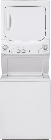 GE Unitized Spacemaker 3.8 cu. ft. Washer and 5.9 cu. ft. Electric Dryer - White