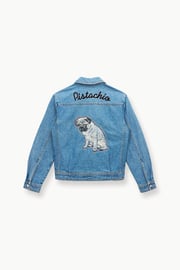 CUSTOM STAUD x C.BONZ OVERSIZED RYAN DENIM JACKET | MEDIUM WASH