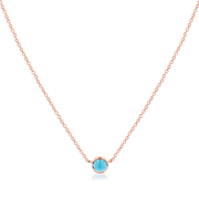 Turquoise Solitaire Necklace