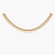 Arete Gold Plated Tribal Necklace