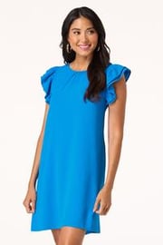  Cato Fashions | Cato Tiered Ruffled Sleeve Dress
