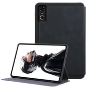 Für ZTE nubia RedMagic Astra Stoßfeste Hülle aus PU-Leder mit Ständer - Blau