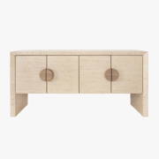 Calum Natural Grasscloth Buffet