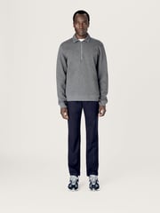 The Easy Zip Sweatshirt || Charcoal | Organic Cotton