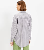 Striped Oversized Pocket Shirt