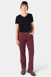 Anna Taskpant in Elderberry Canvas