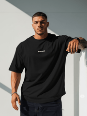 Pursuit Oversized T-Shirt - Black Stonewash