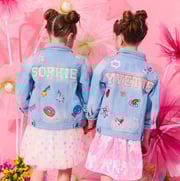 Customizable Patch Denim Jacket