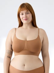 Soft Form Square Neck Adjustable Plunge Back Bra