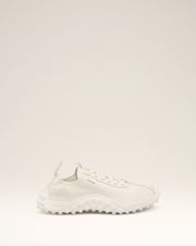 White Smooth Leather Mirage Sneakers