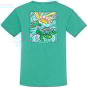 Southern Couture Sunshine Swimming Turtles Comfort Colors T-Shirt
