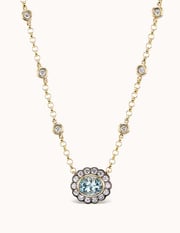 Single Alexandra Necklace Aquamarine