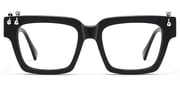 PIERCE - Square Black Eyeglasses