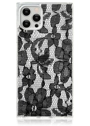 SQUARE® Black Lace iPhone Case