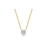 Chelsea Lab Diamond Round Brilliant Pendant