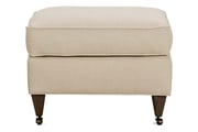 Kristen Fabric Upholstered Footstool Ottoman