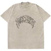 OVERSIZED "CLASSIC" T-SHIRT - CREAM / BLACK