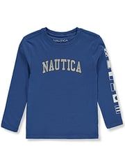 Nautica Boys' Flags Long-Sleeved T-Shirt