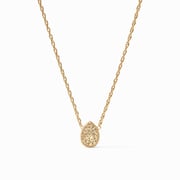 Birthstone Teardrop Delicate Necklace - Citrine - November