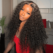 Tuneful 13x6 Transparent Lace Front Human Hair Wigs Brazilian Curly 5x5 closure wigs