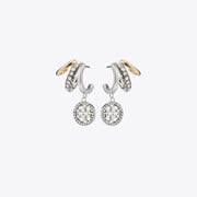 Miller Pavé Triple Hoop Earrings