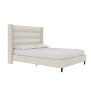 Louis Upholstered Wingback Bed