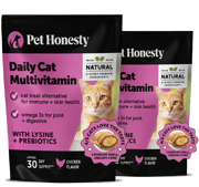Dual Texture Multivitamin for Cats 2-Pack (Chicken Flavor)