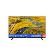 Westinghouse 43" FHD Roku Smart TV with 2-Year Coverage