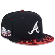 Men's Atlanta Braves New Era Navy 2025 MLB Speedway Classic 9FIFTY Snapback Hat