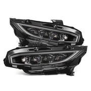 AlphaRex 16-21 Honda Civic NOVA-Series LED Proj Headlights Blk w/Activation - 880491
