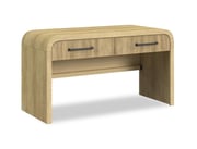 Lenore 59” Modern Sofa Table with Storage - Natural | Table de salon moderne Lenore de 59 po avec rangement - naturelle